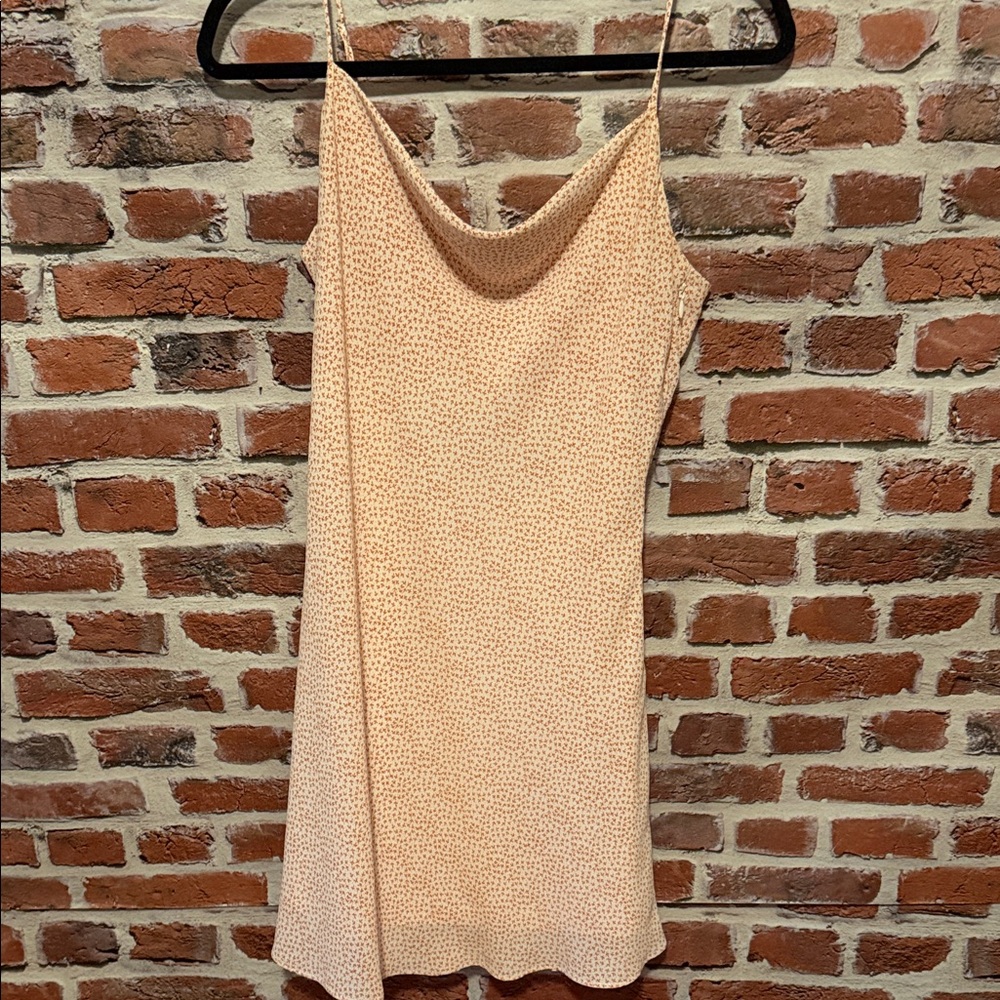 Cotton Candy Peach Mini Dress